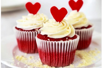 Valentine's Heart Cupcakes (Ages 2-8 w/ Caregiver)